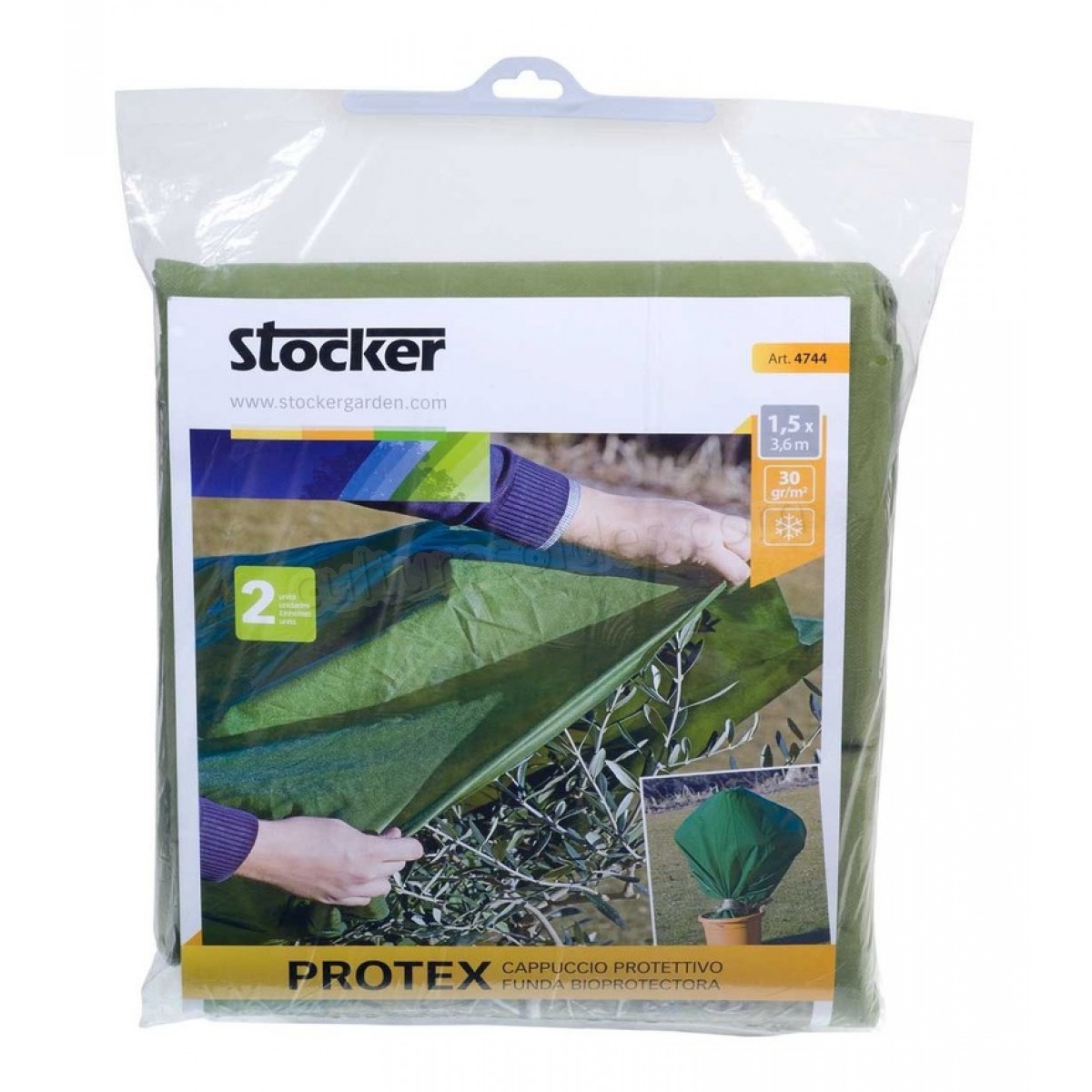 Stocker Protex Cappuccio protettivo 1,5 x 3,6 m 30 gr verde soldes en ligne - Stocker Protex Cappuccio protettivo 1,5 x 3,6 m 30 gr verde soldes en ligne
