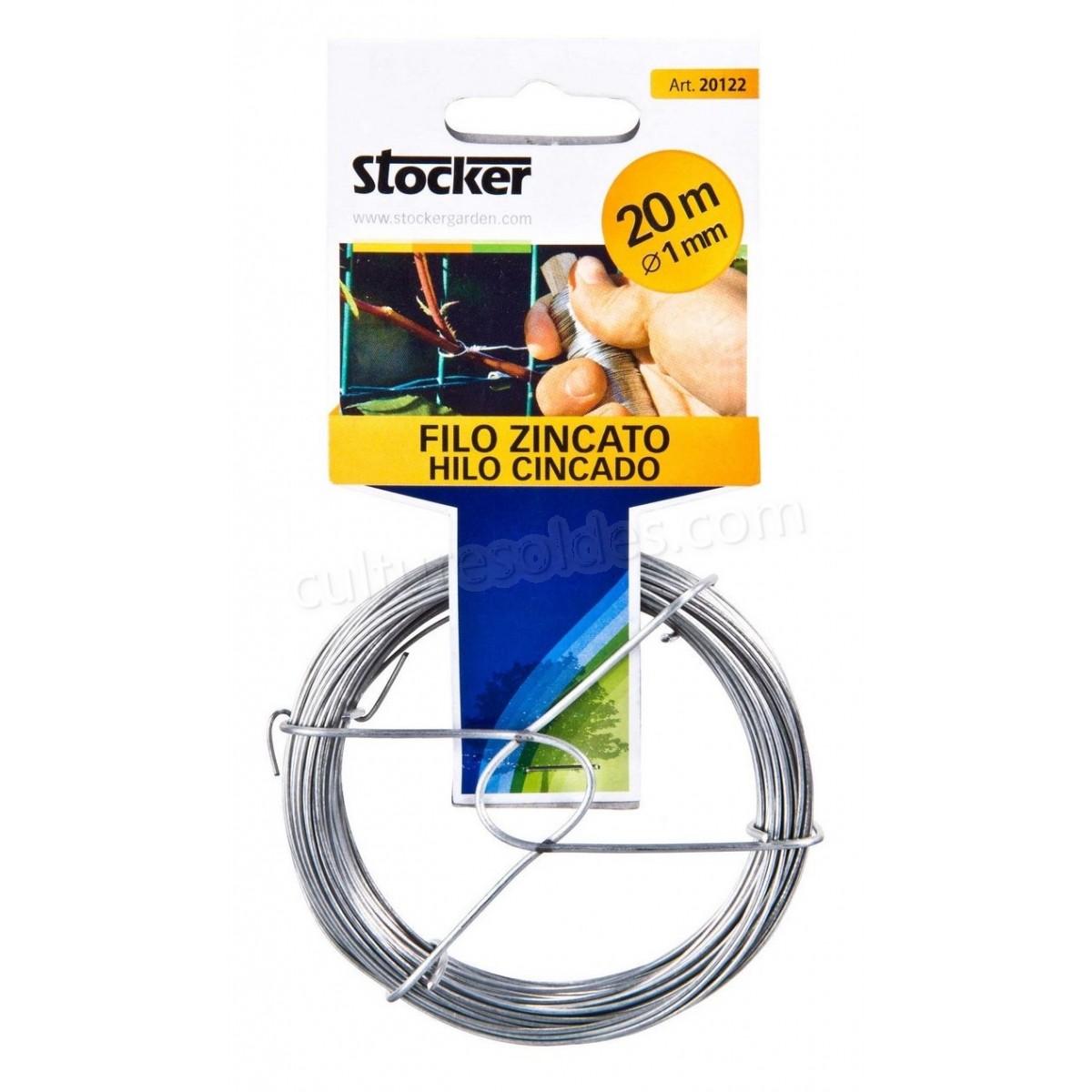 Stocker Filo zincato Ã¸1 mm 20 m soldes en ligne - Stocker Filo zincato Ã¸1 mm 20 m soldes en ligne