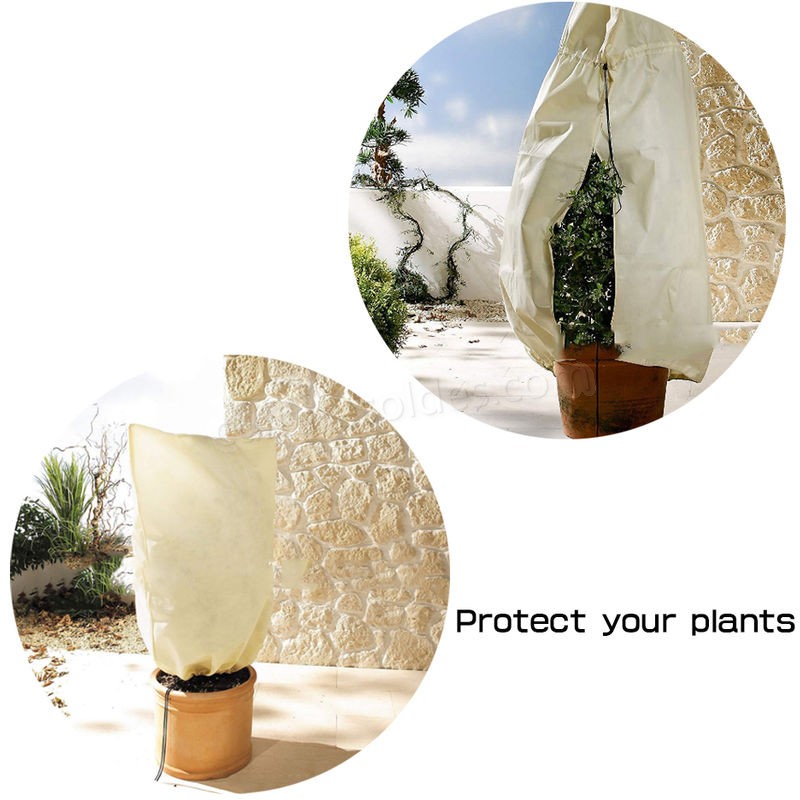 Sac De Protection Pour Plantes De Jardin En Plein Air Non Tisse soldes en ligne - -1