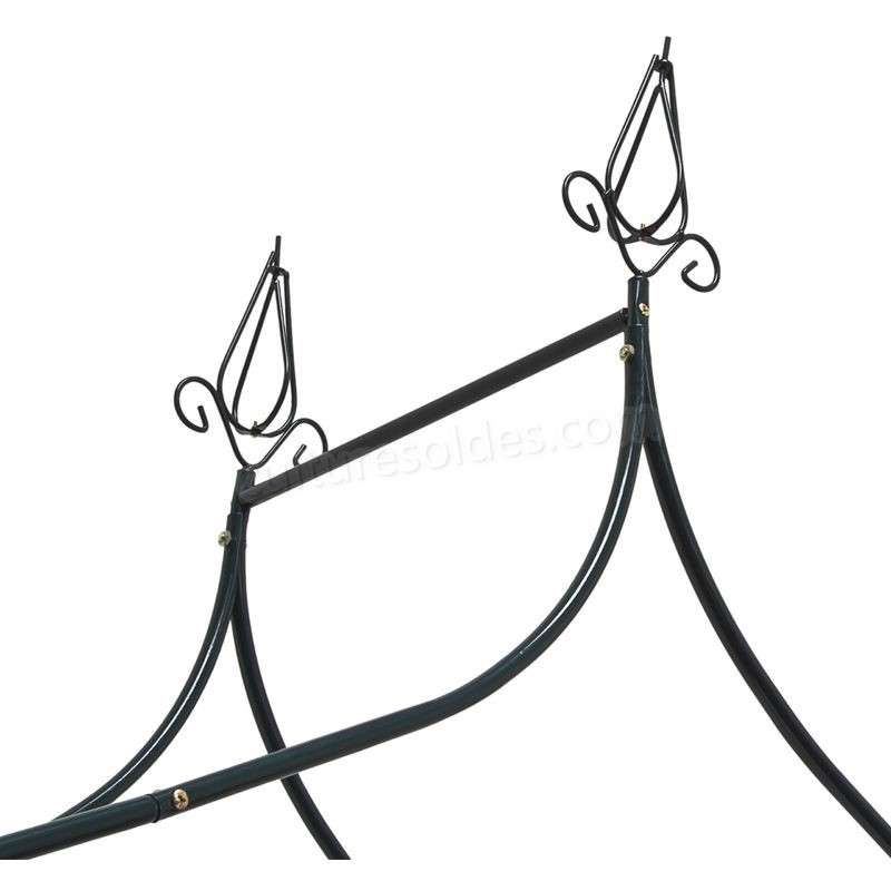  Arche à rosiers romantique courbée avec pointe métal 2,4 m soldes en ligne - -2