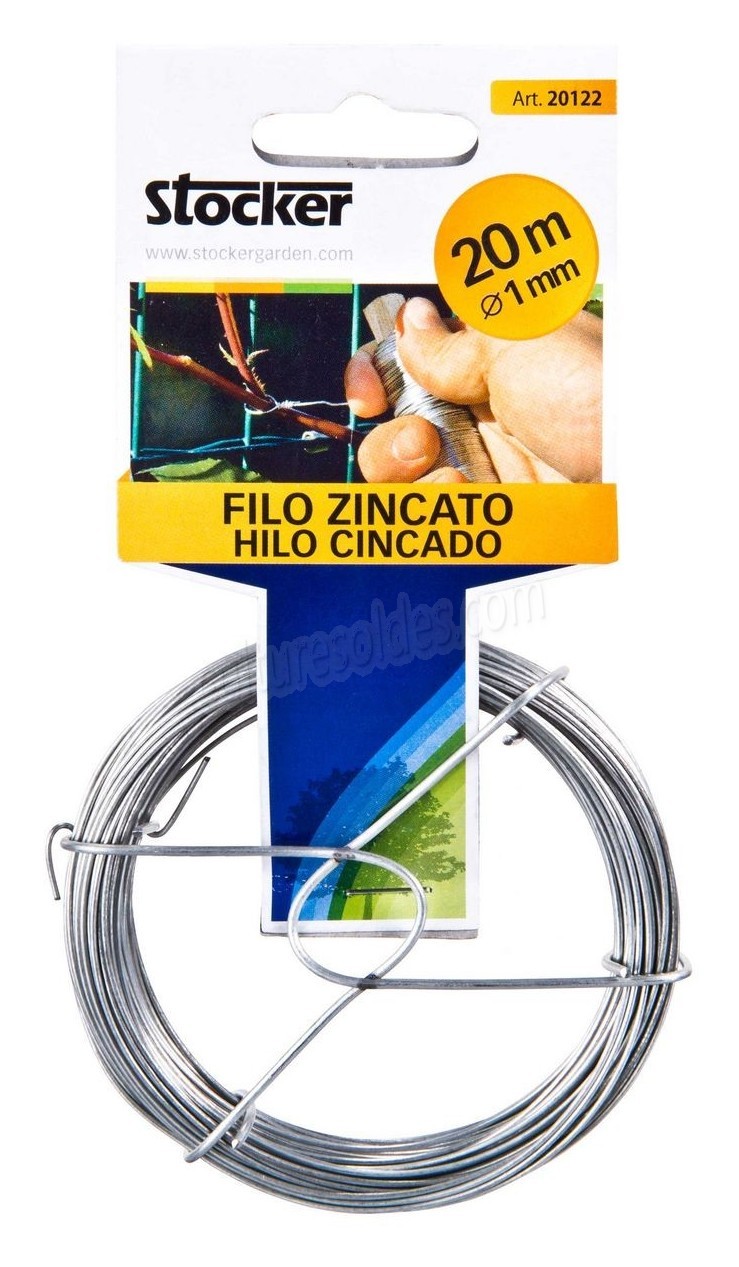 Stocker Filo zincato Ã¸1 mm 20 m soldes en ligne - -0