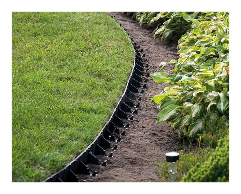 Flexible Garden Lawn longueur bord herbe imagerie frontière 58mm hauteur de 1m + 5 Couvercle soldes en ligne - -1