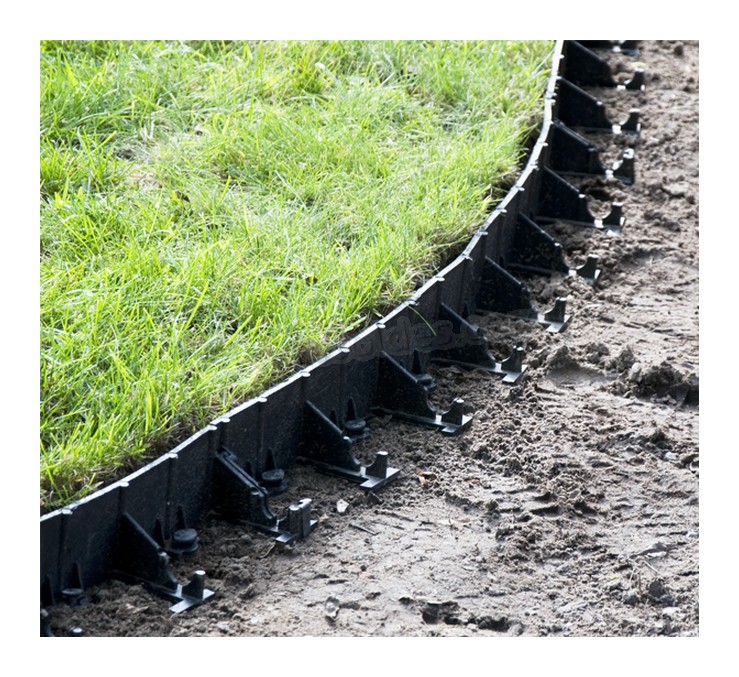 Flexible Garden Lawn longueur bord herbe imagerie frontière 58mm hauteur de 1m + 5 Couvercle soldes en ligne - -3
