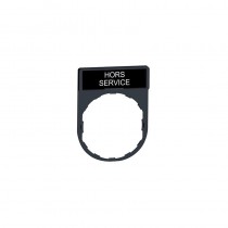 Porte étiquette Harmony - plat 30x40 - pour étiquette 'HORS-SERVICE' 8x27 soldes en ligne