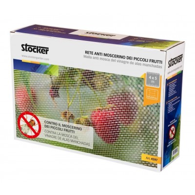 Stocker Rete anti moscerino dei piccoli frutti 4 x 5 m soldes en ligne