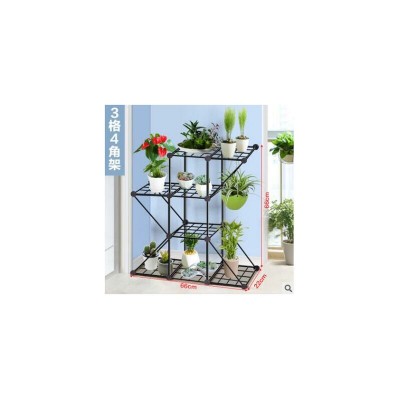 3 grilles 4 coins / 4 grilles 4 coins / 5 grilles 5 coins support de plante pot de fleur support en métal jardin étagère intérieure extérieure (3 grilles 4 coins) soldes en ligne