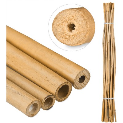  Tiges en bambou 150 cm, en bambou naturel, bâtons en bambou comme tuteur ou décoration, pour bricoler, couleur soldes en ligne