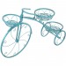 Support de support de plante en métal Forme de bicyclette Jardinière Étagère de pot de fleur Grille soldes en ligne - 1
