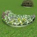 Hommoo Bordure de pelouse 5 pcs Acier galvanisé 100 x 20 cm HDV04742 soldes en ligne - 2