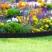  Bordure de jardin, Clôture gazon, 10 éléments, Portail aspect pierre parterre massif pelouse 10 cm, noir soldes en ligne - 1