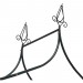  Arche à rosiers romantique courbée avec pointe métal 2,4 m soldes en ligne - 2