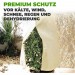 LITZEE Sac de protection hivernal en pot, beige, solide, 180x120cm soldes en ligne - 1