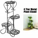 4 niveaux de support de plante en métal support de support de pot de fleur affichage décoration de maison et de jardin (noir, type D) soldes en ligne
