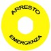 Étiquette Ronde \"\""Arresto Emergenza\""\"" pour XB4 und XB5 soldes en ligne"