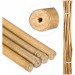  Tiges en bambou 120 cm, en bambou naturel, bâtons en bambou comme tuteur ou décoration, pour bricoler, naturel soldes en ligne - 0
