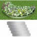 Hommoo Bordure de pelouse 5 pcs Acier galvanisé 100 x 20 cm HDV04742 soldes en ligne - 0