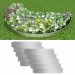 Hommoo Clôture de pelouse 10 pcs Acier galvanisé 100x20 cm HDV17840 soldes en ligne