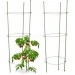  Cage à tomates Tuteur plantes grimpantes, support à 3 anneaux, jardin, balcon, set de 2, 76 cm long, vert soldes en ligne