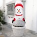 Housse d'hivernage décorative Bonhomme de neige 130x160cm soldes en ligne